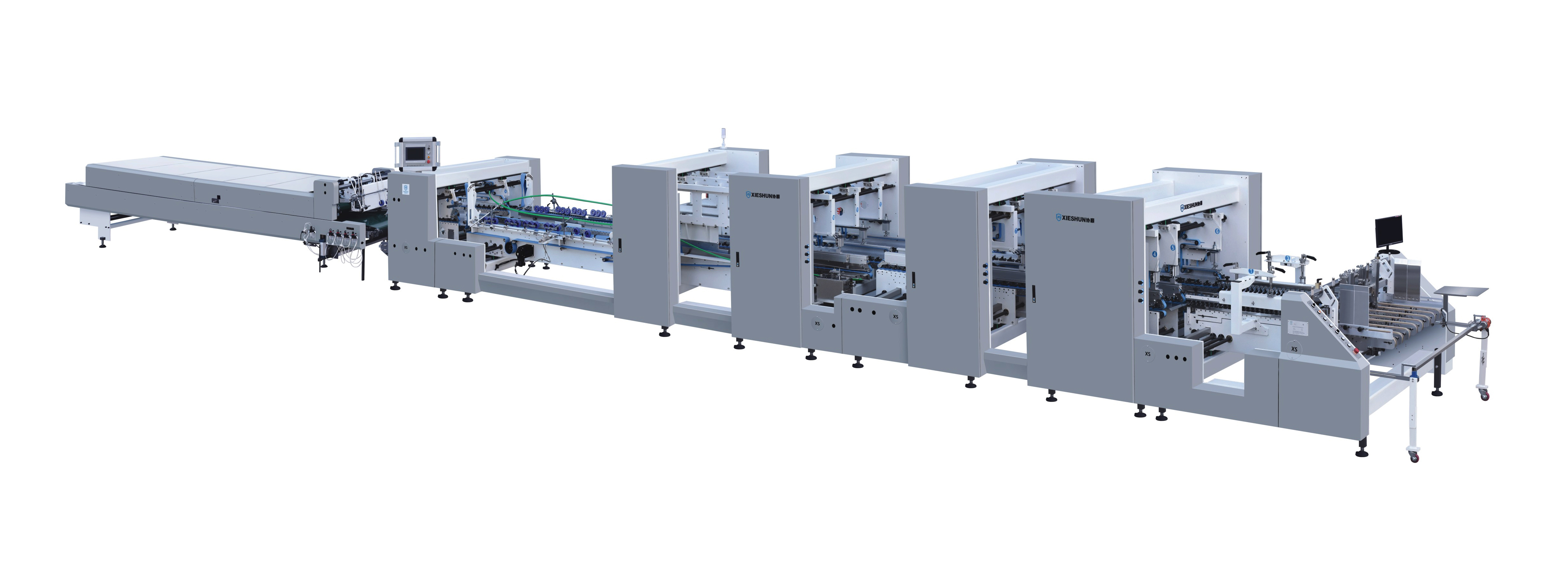 XS-M1650 1850 2000 Каталог Gluer Machine High Duty